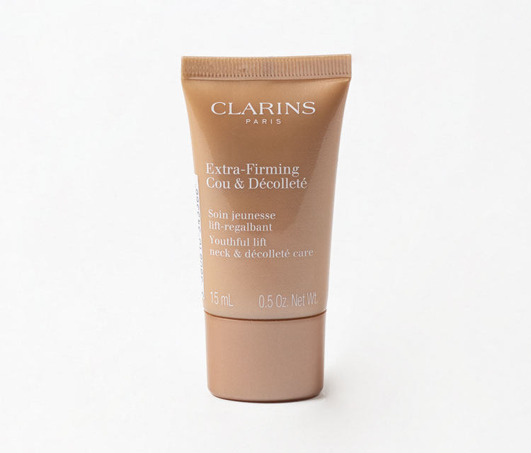 【中國直郵】 法國 CLARINS 嬌韻詩 嬌韻詩 煥顏彈性頸霜 15ml✖️5等於正裝量 淡紋舒緩 緊緻補水