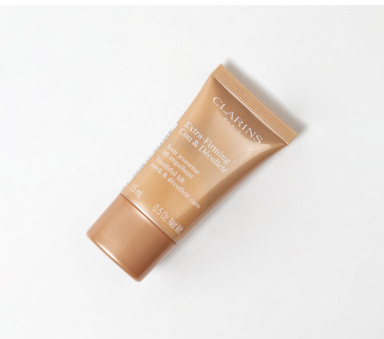 【中國直郵】 法國 CLARINS 嬌韻詩 嬌韻詩 煥顏彈性頸霜 15ml✖️5等於正裝量 淡紋舒緩 緊緻補水