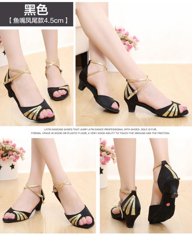 Chaussures de danse latino en satin - Ref 3448167 Image 21