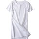 Mid-length t-shirt women's short-sleeved white cotton 2021 early spring T-shirt skirt bottoming shirt loose mercerized cotton top