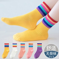 【CC Сплошные цветовые термины】 5 пар чистого хлопка без костей