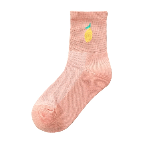 Осенние тонкие хлопковые летние дышащие детские весенние носки, подходит для подростков, средней длины