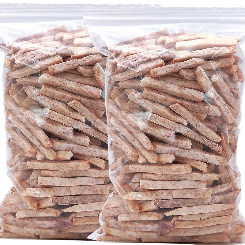 Taro strips dry 250g jars of crisp and sweet potato strips of fruit and vegetable dried fruit and vegetable crisp casual office snacks ready-to-eat children