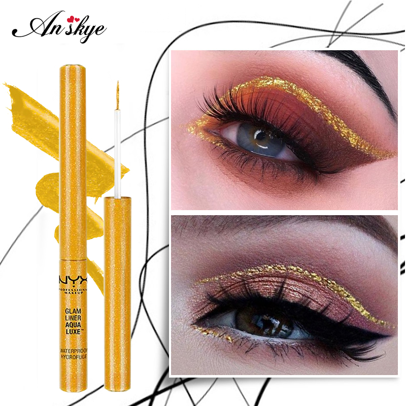 美国NYX GLAM LINER AQUA LUXE眼线液 持久防水不晕染不脱色 多色