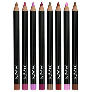 NYX Slim Lip Pencil纤细唇线笔唇线笔唇笔  粉色正红2支包邮