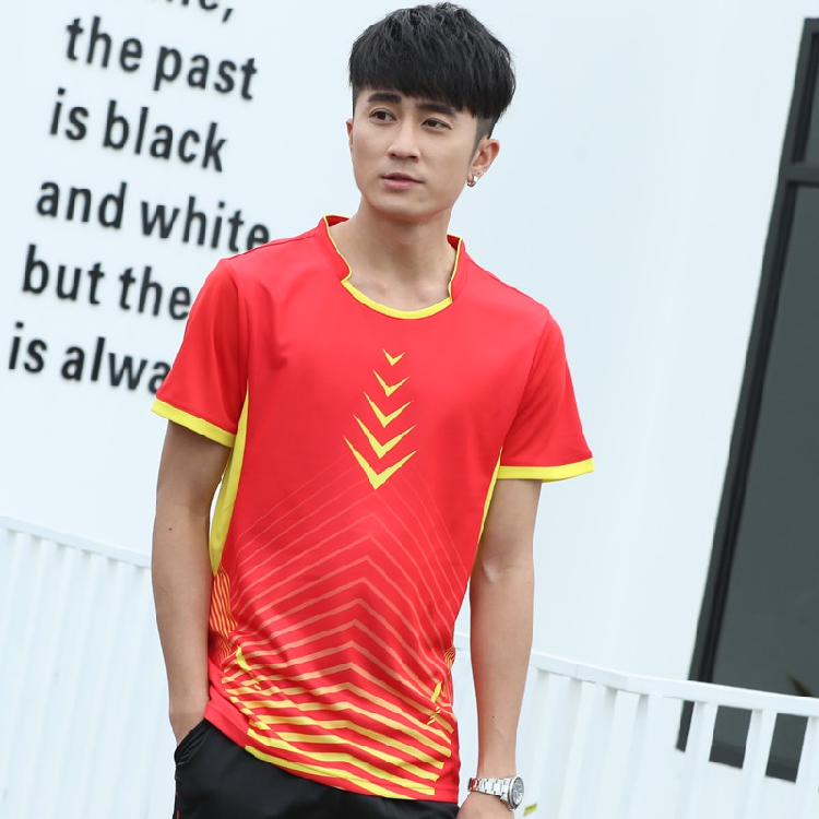 Quần áo cầu lông nam thấm mồ hôi nhanh mua vợt cầu lông yonex