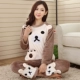 Mùa thu và mùa đông đồ ngủ phụ nữ dày san hô lông cừu dễ thương dài tay đầu phim hoạt hình dễ dàng gấu flannel dịch vụ nhà phù hợp