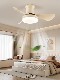 Second-Hand Cream-Style Bedroom Fan Light 2026 New Model Silent Integrated Eye-Protection Variable Frequency Fan Light Restaurant Ceiling Light