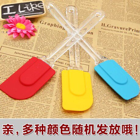 Baking tool Big number one-piece Silicone Scraper made of cake baking cream Cream Knife Erasable knife Stir Squeegee