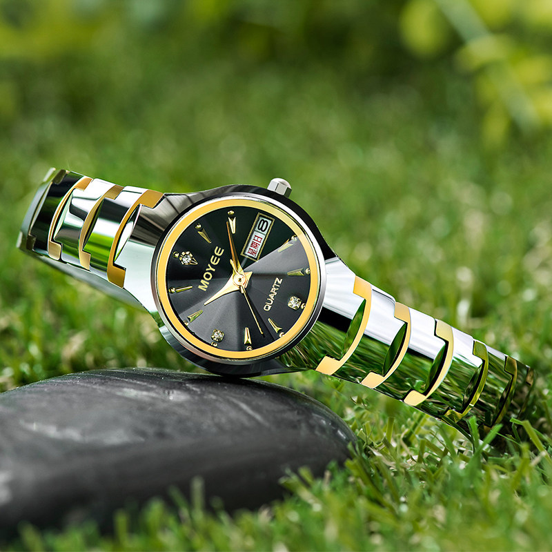 Tungsten Steel Watches Women Han Edition Brief Full Automatic Women Watch Waterproof Fashion Trends Lady Watches Mechanical Watches Fully Automatic