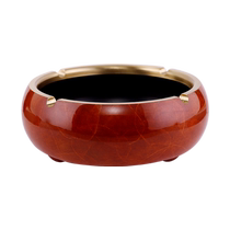 Wutangwuqi brass ashtray home living room new Chinese style ashtray creative personality trend retro ashtray