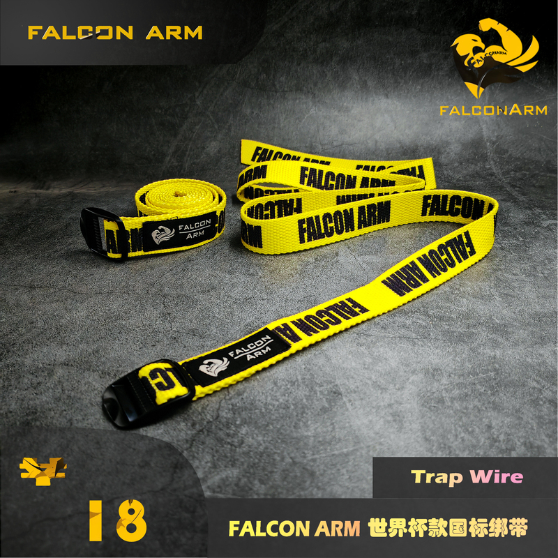 Fengjin Brand World Cup Style National Standard Yellow and Black Straps for Wrist Strength Training and Sparring