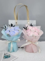 Свежее изысканное маленькое мыло с розой в составе в форме цветка, подарок на день рождения