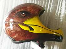 FLY ] Paraglider paramotor delta wing helmet (hand-painted eagle head)