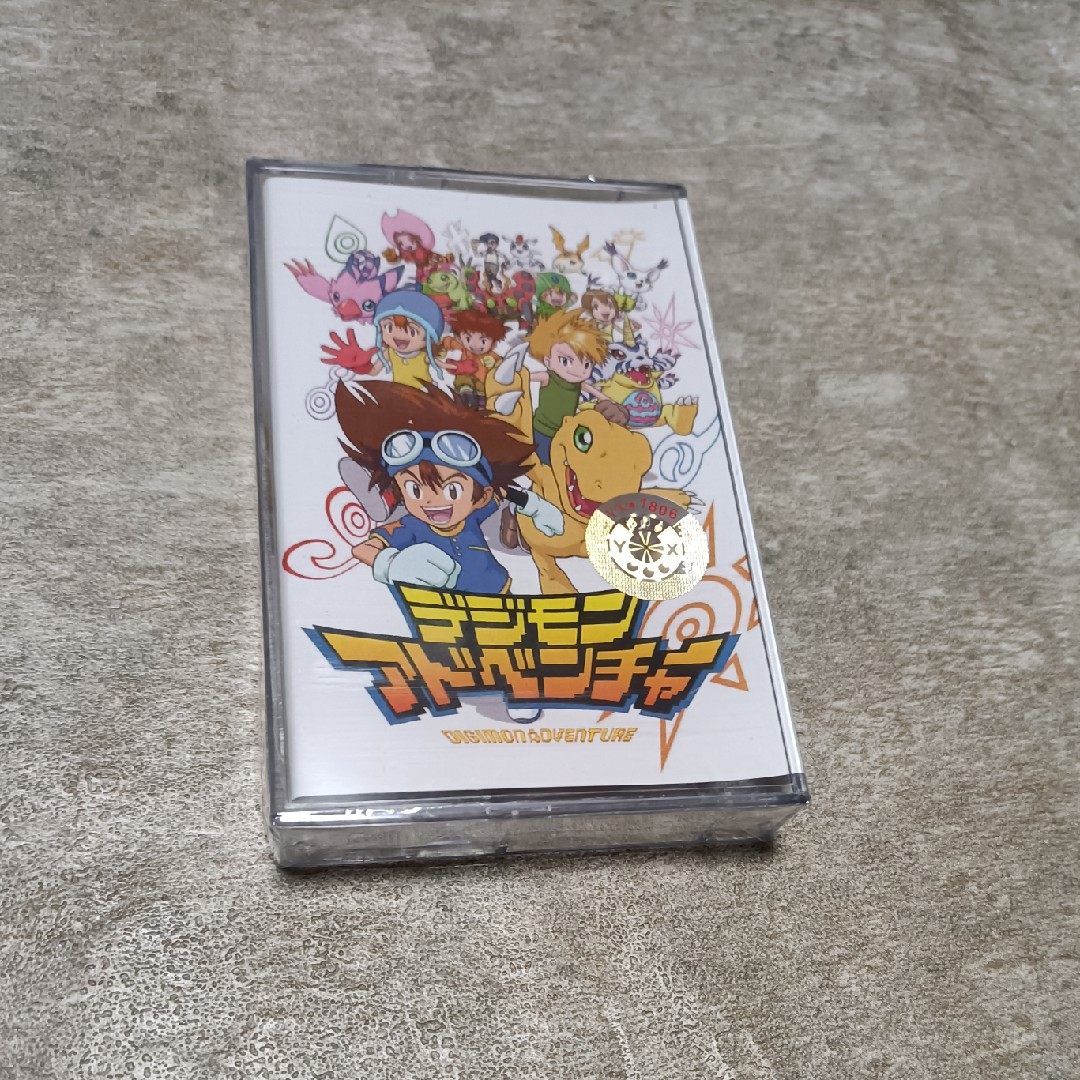 Tape Japan Cartoon Digital Baby Big Adventure Theme Song Selected Collection Cassette Tapes with Butter-Fly nostalgia