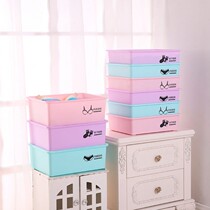 Household plastic wardrobe underwear storage box drawer bra underwear socks finishing box underwear desktop storage box