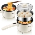 Bear Omelette Mini Home Breakfast Machine Luộc trứng hấp Trứng đôi Lò nướng Ký túc xá Omelette Pan Đa chức năng Chảo nhỏ