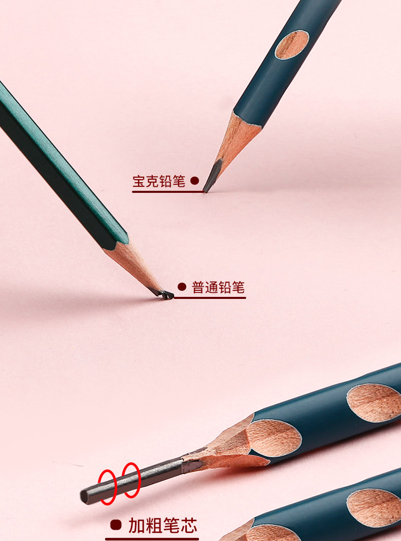 熱銷-洞洞筆三角形2b鉛筆幼兒園凹槽矯正握姿一年級專用小學生練字兒童 