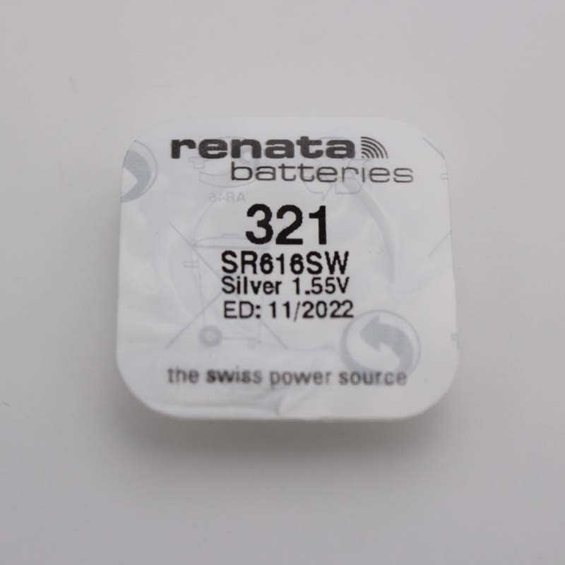 Swiss RENATA button for battery watches battery 321 SR616SW 616 single grain price