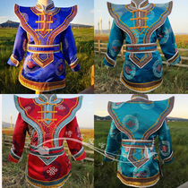 Mongolian robes boys Mongolian robes children boys kindergarten Mongolian costumes performance costumes Daily uniforms