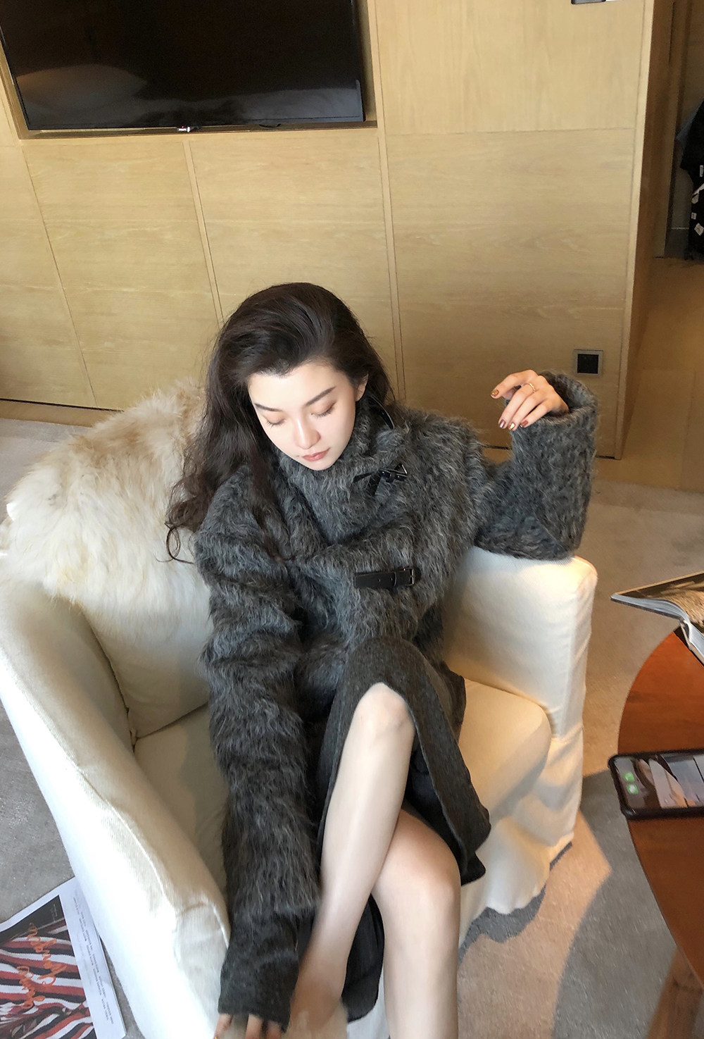 Handle Harrison Casual Wool Cover Woman New Hundred Breakfast Renaissance Short Jacket