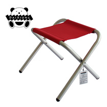 daixiong cross stool outdoor canvas folding stool aluminum alloy light stool folding portable black