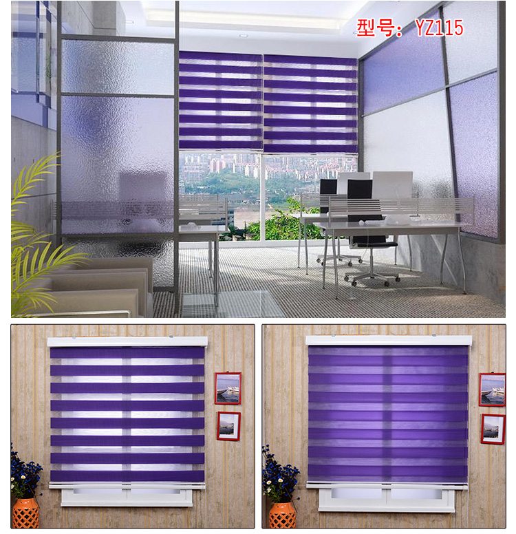 Rèm venetian rèm chống nắng rèm nâng phòng tắm kỹ thuật không thấm nước ban công nhà vệ sinh cửa sổ bóng râm miễn phí đấm lăn - Phụ kiện rèm cửa móc treo màn cửa