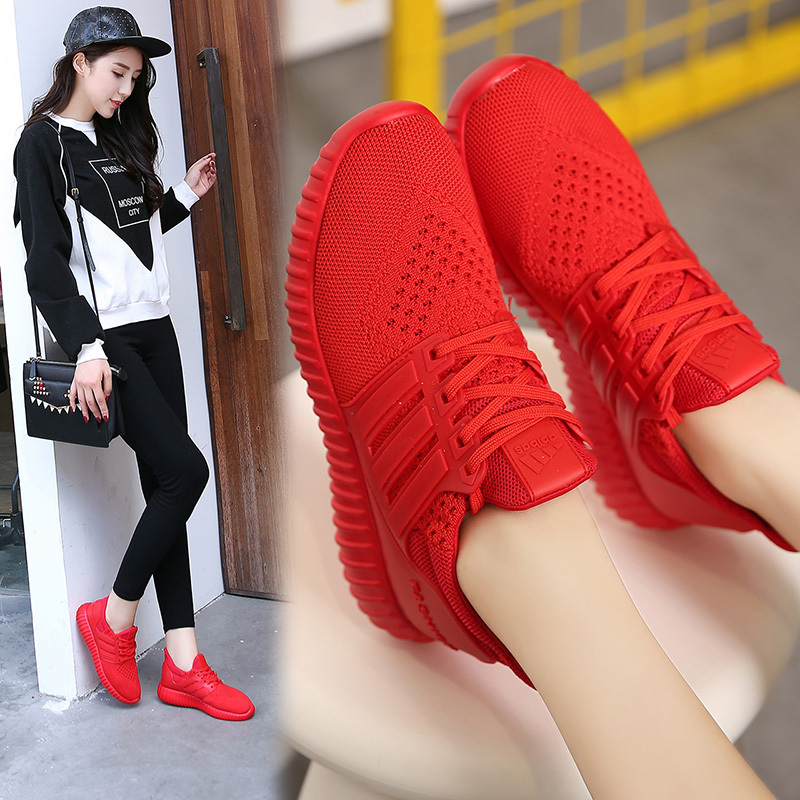 Chuze 2026 Spring Casual Running Shoes for Women, Little Red Shoes, Women's Sports Shoes, Breathable and Versatile, Soft Sole Unisex Shoes