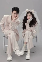 Гобо -колор мужчины и женщины, группа лаев вуаль