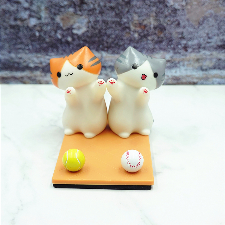 Cute cat mobile phone holder cute cat universal mobile phone holder creative desktop decoration model birthday gift