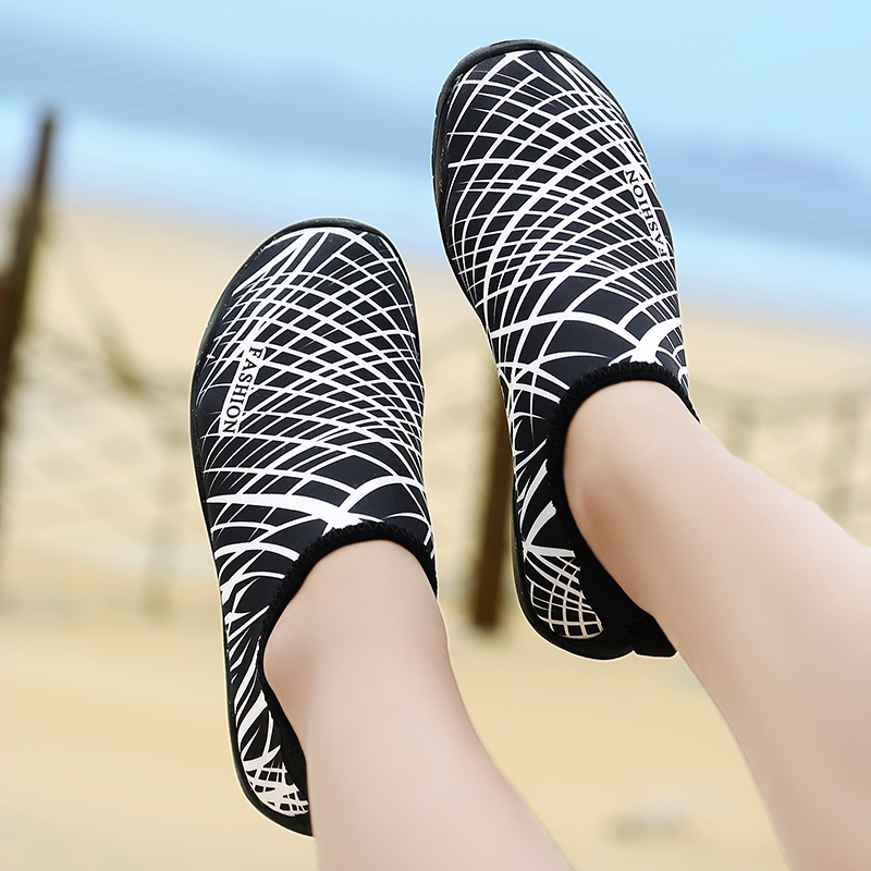 Ink beach socks, diving shoes, snorkeling shoes, swimming shoes, women's non-slip treadmill special shoes, yoga shoes, men's wading shoes