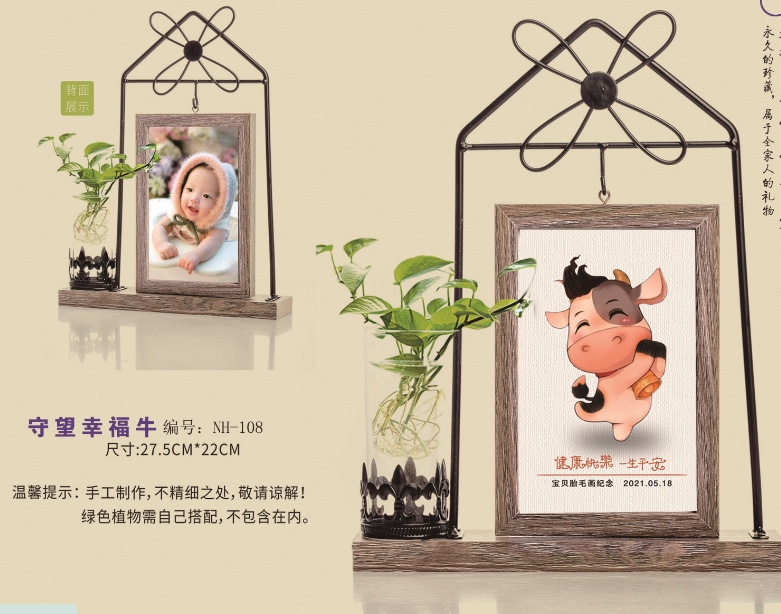 Taiyuan door-to-door shaving Fetal hair painting Portrait Fetal hair painting Infant souvenir Fetal hair jade pendant Fetal brush
