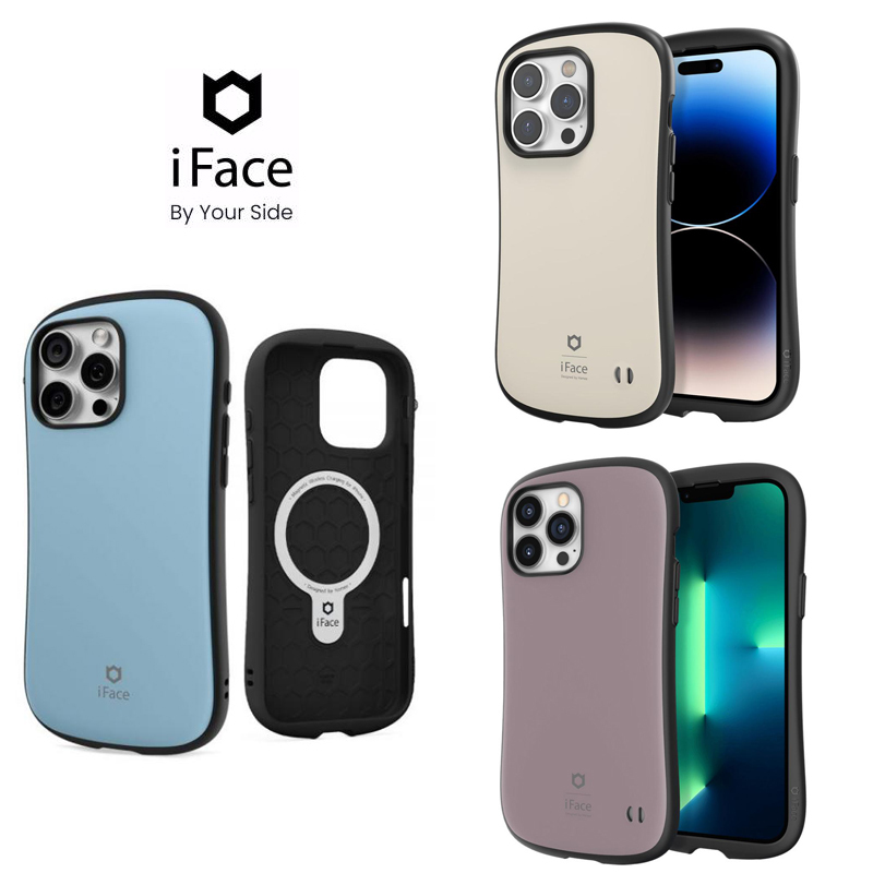 Hamee Japanese Original Genuine Iface Suitable for Apple 16 Series 16Promax/16Pro Dark Matte Anti-Drop Phone Case Magnetic Protective Cover Simple High-End Fashion Classic Double-Layer