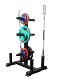 Home Fitness Equipment Gym Personal Training Studio Barbell Plate Large Hole Placement Rack Barbell Bar Storage Rack
