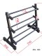 Dumbbell rack household multifunctional removable simple dumbbell rack bracket small three-layer iron support room fitness equipment