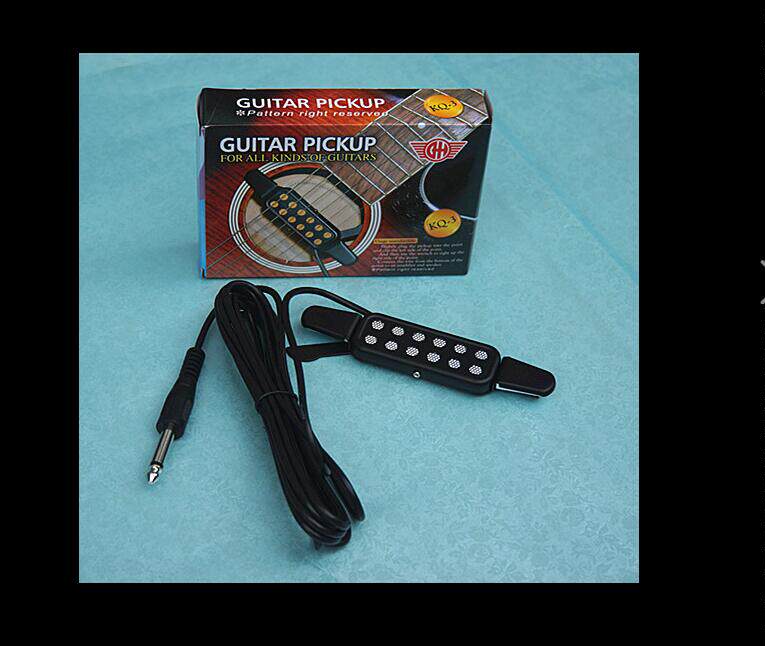 Qinghua KQ - 3 folk guitar with open - hole pickup instrument for wholesale sound accessories