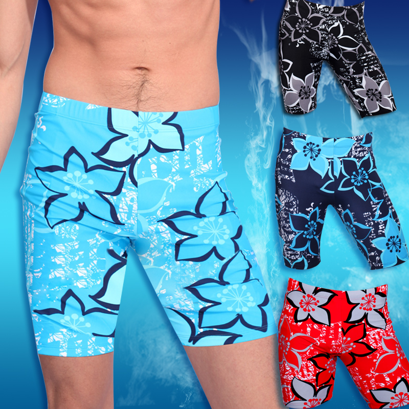 Đồ bơi nam Boxer Thời trang khô nhanh Thoải mái Bộ đồ bơi nam Bộ cộng với phân bón XL Quần lửng bơi suối nước nóng đồ bơi cho nam