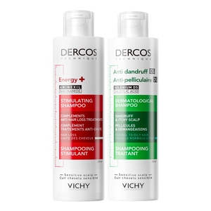 海外店Vichy薇姿绿标红标洗发水去屑控油蓬松舒缓洗护正品