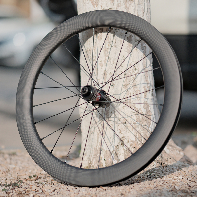 20-Inch 451/406 Carbon Fiber Bicycle Wheelset, Three-Spoke Carbon Wheels, V-Brake Disc Brake, Folding Bike Modification