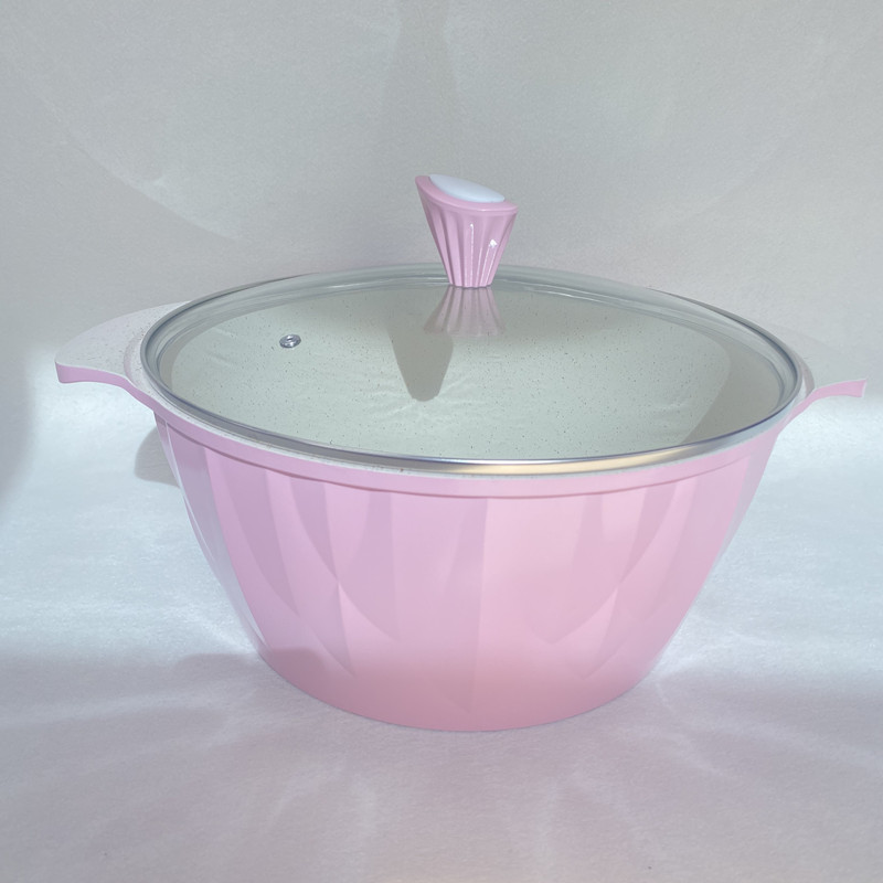 Glass cake making tool special pot not stained rice and stone soup pan electromagnetic furnace general set full household