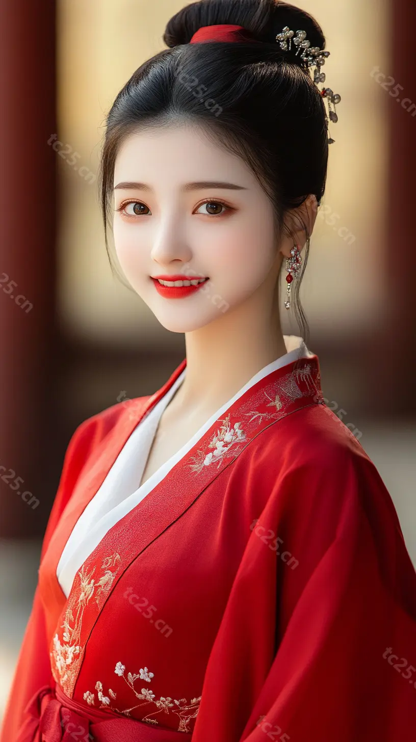 图片[12]-华丽汉服盛装midjounney提示词、stable-diffusion-porm-天城私塾