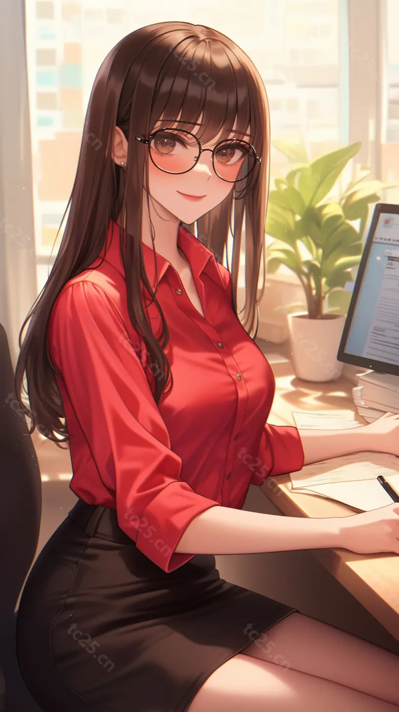 图片[18]-办公室女性肖像midjounney提示词、stable-diffusion-porm-天城私塾