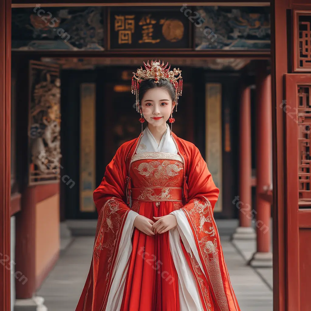 图片[7]-华丽汉服盛装midjounney提示词、stable-diffusion-porm-天城私塾