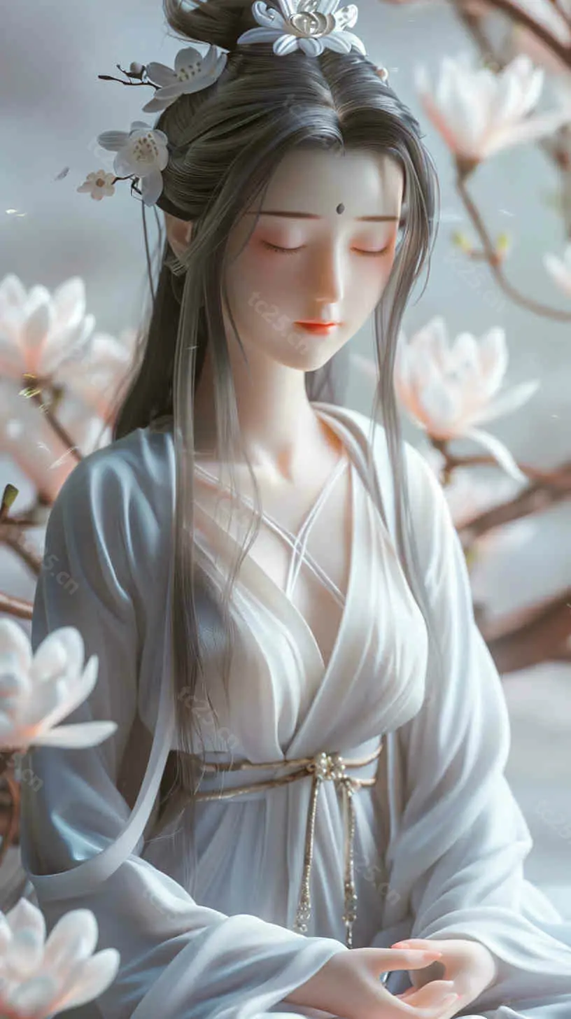 图片[4]-印度风情少女莲花祝福midjounney提示词、stable-diffusion-pormpt-天城私塾