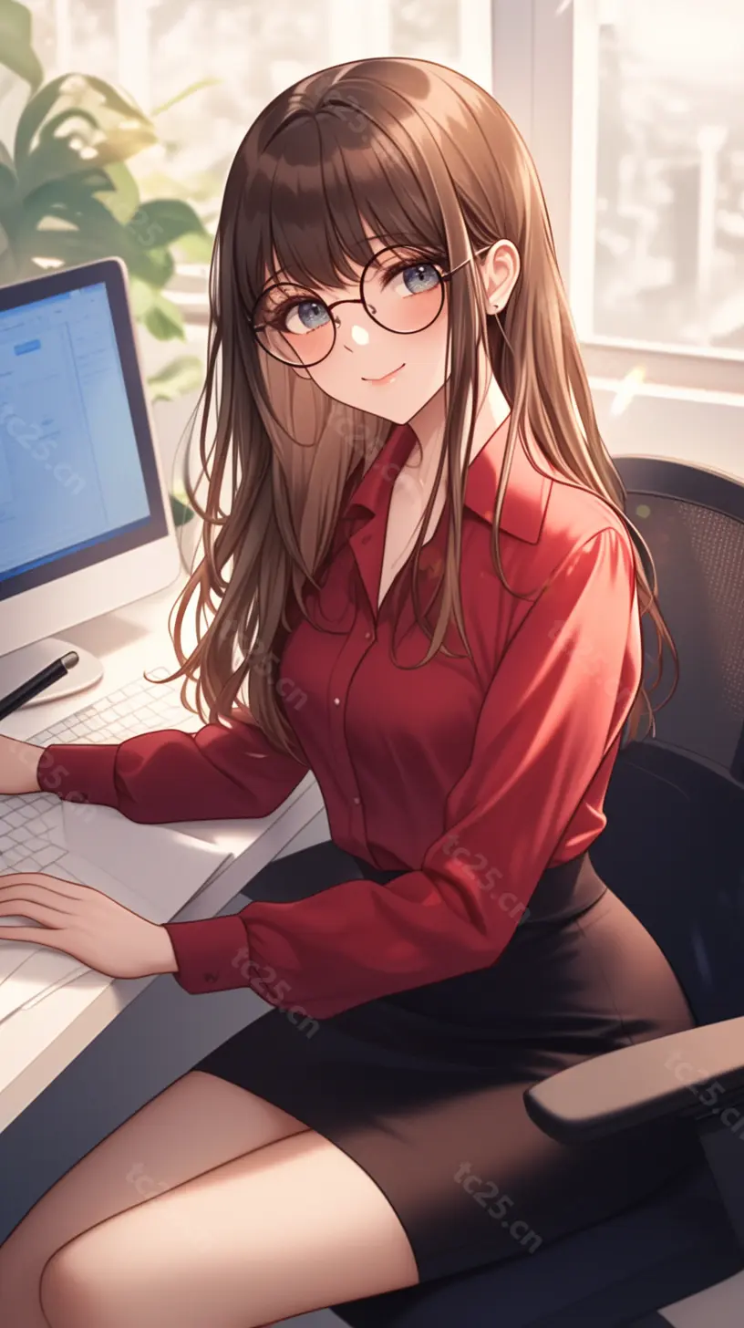 图片[11]-办公室女性肖像midjounney提示词、stable-diffusion-porm-天城私塾