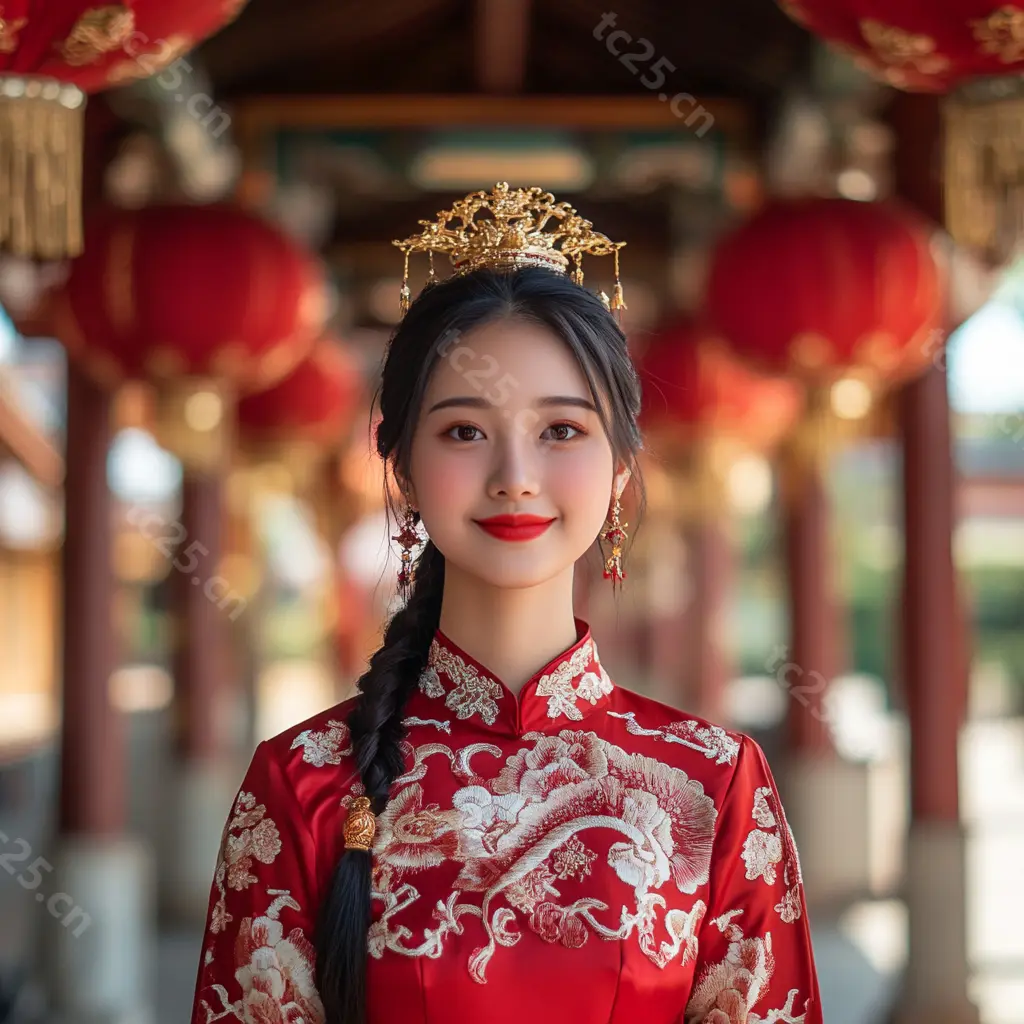 图片[6]-华丽汉服盛装midjounney提示词、stable-diffusion-porm-天城私塾