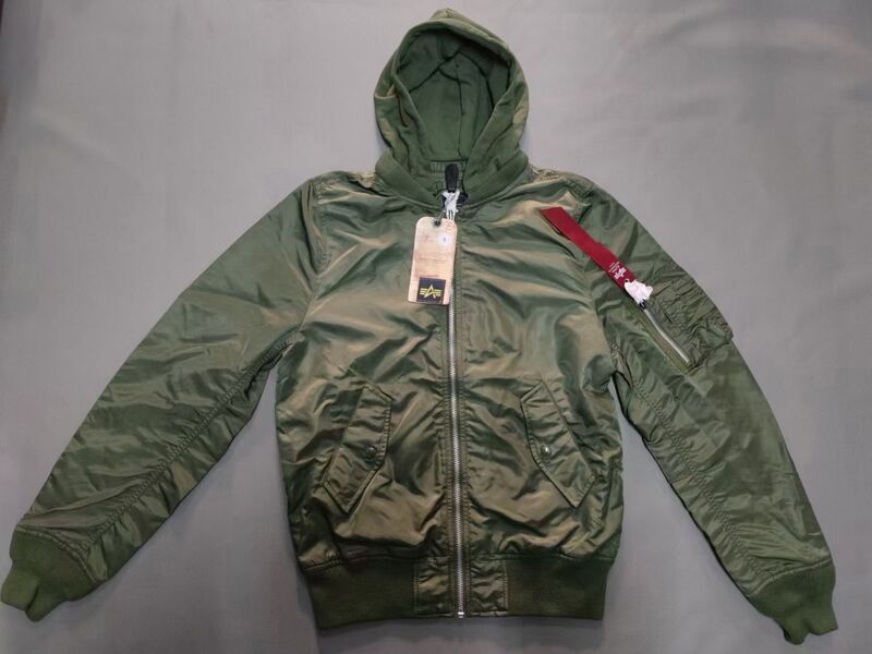 Lao Peng's Carefully Selected Alpha Industries Flight Jacket L2B Detachable Hooded Natus Stand-Collar Spring and Autumn Jacket