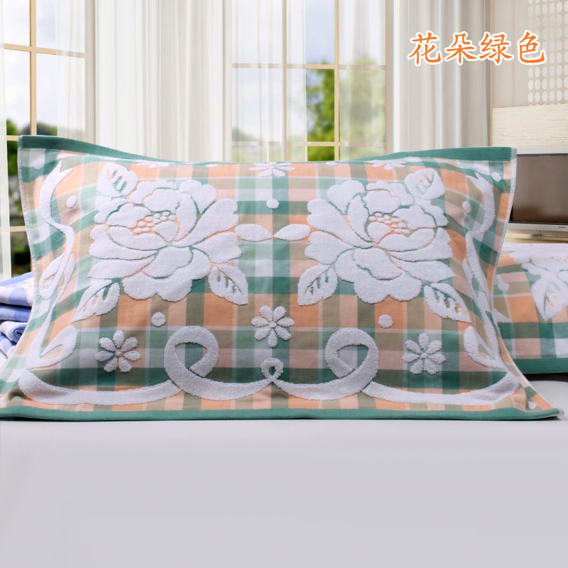 Tăng gối dày bông bao gồm 55 * 85 cm một cặp tải vận chuyển cartoon mềm cưới vườn - Khăn gối vỏ gối vuông