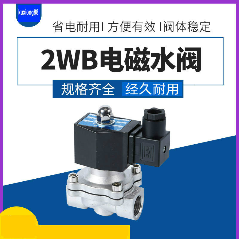 Shenzhen SNS stainless steel series solenoid valve water valve 2WB160-15 2WB200-20 2WB250-25