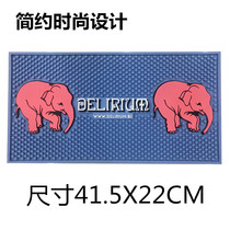 Custom cute elephant pattern water filter mat stylish bar bench mat glass cupboard mat non-slip mat drainage mat water insulation mat